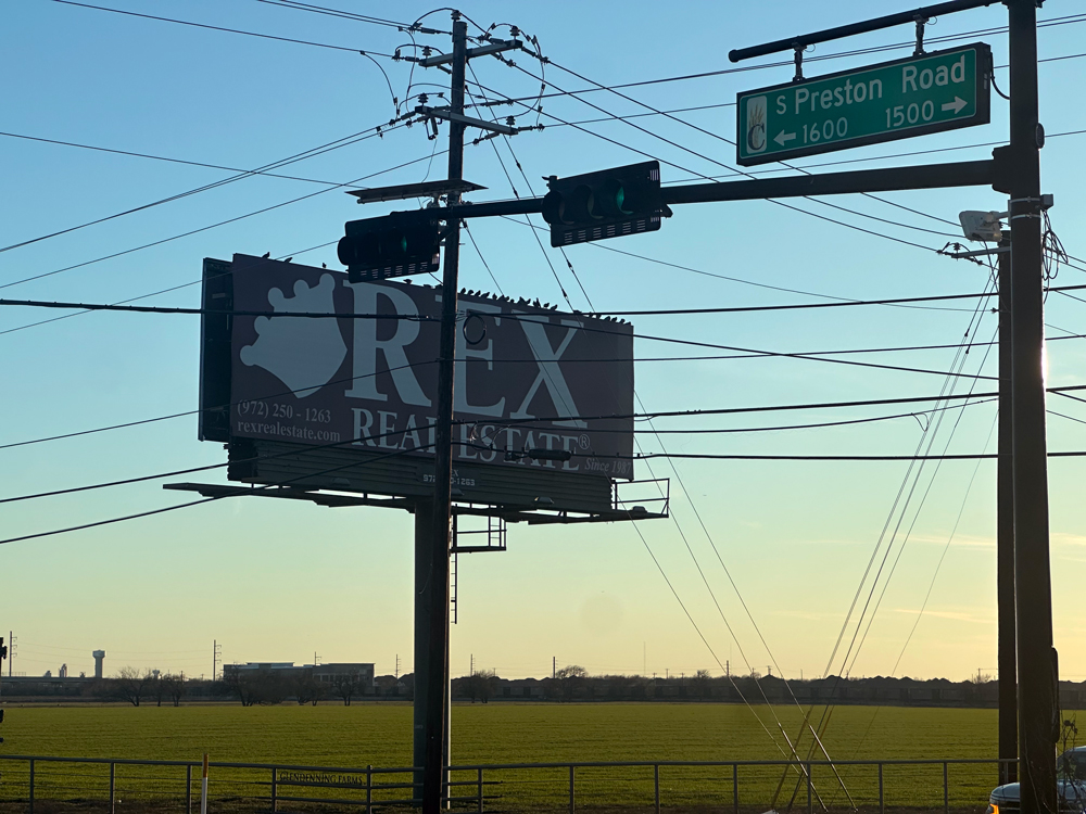 Auto Dealership Billboard on Hwy 289 Preston Rd and Frontier Parkway by Lamar Outdoor in Celina TX